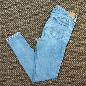 American Eagle Outfitters Light Blue Skinny Jeans